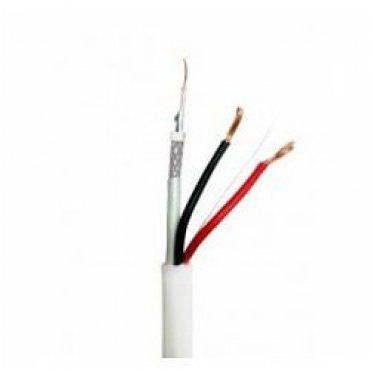Mach Power CM-030 Matassa RG59+DC, 100 m, Bianco