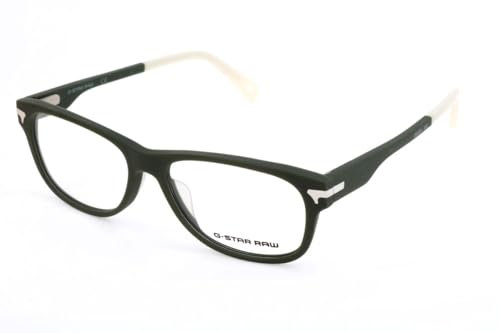 G-Star Raw Unisex-Erwachsene Gs2614 Thin Huxley 303 52 Brillengestelle, Grün (Matte Khaki)