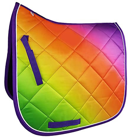 Horsenjoy Schabracke Rainbow Tropical Heat Vielseitigkeitsschabracke Full