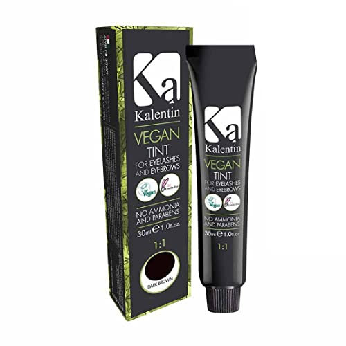 KALENTIN Tinta per Sopracciglia e Ciglia Vegana 30 ml (CASTANO SCURO)