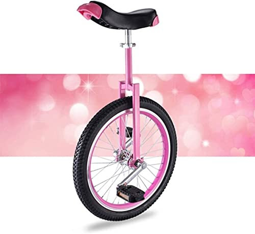 Einrad Einrad Einrad für Kinder Erwachsene 16/18/20 Zoll Rad Einräder Gabel Mangan Stahl Halterung, Standard Komfort Sattel, Anti-Rutsch Akrobatik Fahrrad Outdoor Sport Anfänger Teens Fi