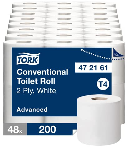Tork Toalettpapper vit T4, advanced, 2-lagers, 48 x 200 ark, 472161