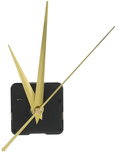 Angoily Silent Quarzuhrwerk Ersatz Uhr Mechanismus DIY Wanduhr Teile Mit Uhrzeiger Set Für Reparatur Und Basteln