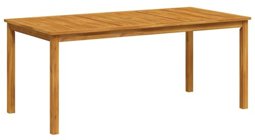 vidaXL Garten-Esstisch 180x90x75 cm Massivholz Akazie