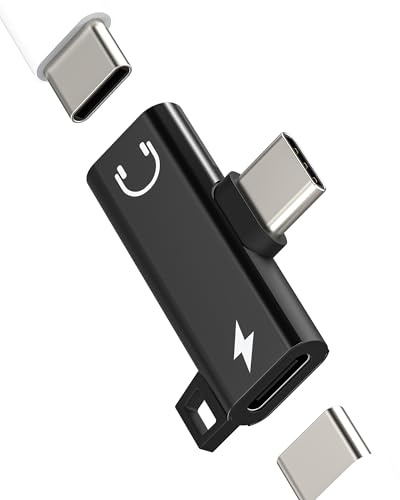 Adaptador Auriculares Tipo C Para Apple iPhone15 Pro Max Para iPad Mini Compatible con Samsung DAC Jack USB C Cable Auxiliar Coche Audio Cascos Accesorios Microfono Headphones Cargador Dongle Conector