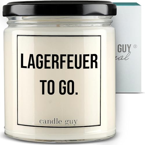 candle guy Duftkerze im Glas [Brennzeit 70h] - Duft-Kerze handgemacht mit Spruch | Freches Geschenk für Frauen, Freundin, Geburtstag | 100% Sojawachs, schöne natürliche Düfte mit ätherischem Öl