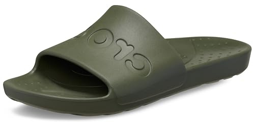 Crocs Mens Slides, Army Green, 12 UK Men