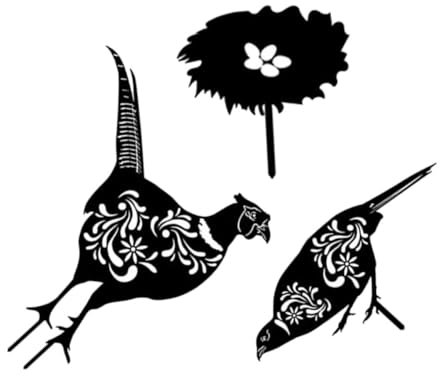 MOBUTOFU Lawn Metal Chicken Sign Dekorativer Metall-gartenstecker Hühnerfigur Für Garten Außenbereich Set Mit Kreativen Designs Für Frühlings Ostern-Dekoration