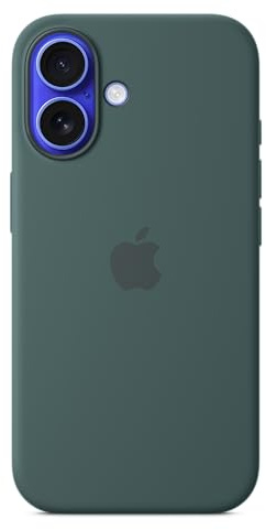 Apple Funda de Silicona con MagSafe para el iPhone 16 - Verde Lago ​​​​​​​