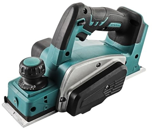 Trintion Wood Planer Cordless Planer 18V Li-Ion Electric Paners for Wood Portable Electric Power Wood Planer with 82mm Width and 2mm Depth and 15000rpm for Furniture DIY Green