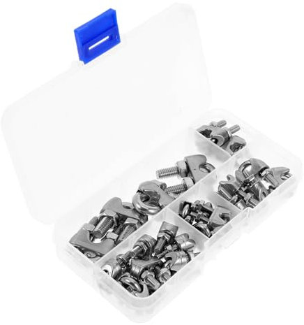 iplusmile 25stücke Teiliges U-klemmen Drahtseil-clips Für Sichere Kabelbefestigung Einfach Zu Bedienen Robust Und Langlebig Für Verschiedene Projekte