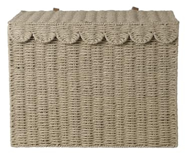 VERTBAUDET Panier de rangement XL malle en corde de papier FESTON beige TU