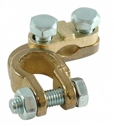 G.L.D. Forniture Morsetto batteria positivo in ottone per veicoli di grandi dimensioni con sezione cavo fino a 120 mm²