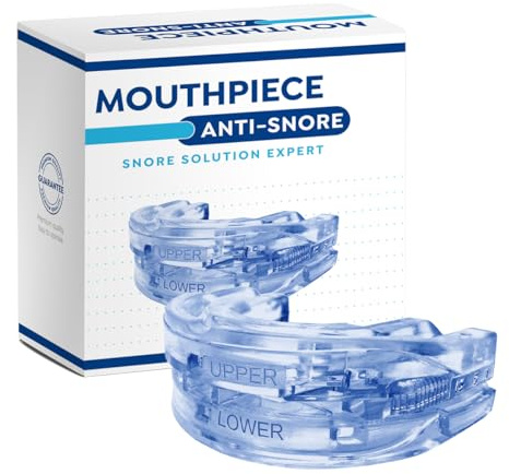Anti Snoring Mouthpiece Anti Snoring Devices for Men and Women Soft Snore Stopper, Multifunctional Sleep Anti Snore Ready to Use - Safe and Non Toxic