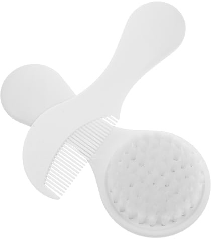 Gatuida 2pcs Soft Hair Brush and Comb Set for Newborns Boy Girl Gentle Bristles for Cradle Cap Brush Massage Boy Girl Essentials