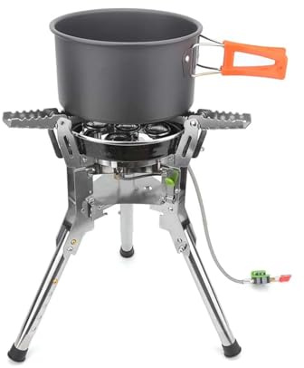 Cuisinière à gaz extérieure BRS69A Camping pique-nique cuisinière 6800W équipe fête familial brûleur for randonnée pêche