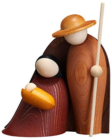 Rudolphs Schatzkiste Krippenfiguren lasiert HxBxT 8,5x5,5x3,5cm NEU Dekoration Fenster Weihnachten Weihnacht Winter Holz Deko Seiffen Erzgebirge