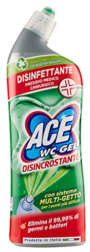 ACE WC Reiniger Gel, Entkalker, 700 ml 4 Pezzi