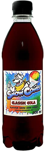 Slush | Snow Cone Syrup | Compatible with ALL Slush Puppy Machines | 500ml Bottles Pick Your Flavour (500ml, Classic Cola)