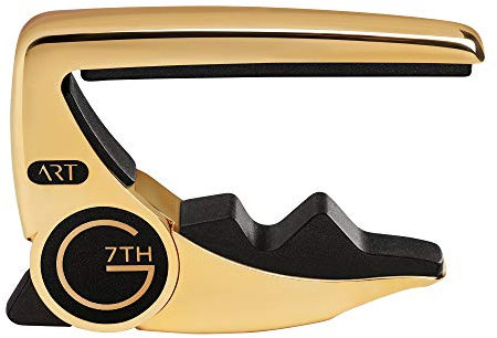 G7th Performance 3 Kapodaster Gold – Einzigartige Tension Control & Adaptive Radius Technologie – Preisgekrönter Kapodaster für Akustik- und E-Gitarren