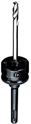 Starrett SDS-Plus Arbre de scie cloche – Arbre à tige hexagonale 32–210 mm avec foret pilote HSS extra long – A2-1E