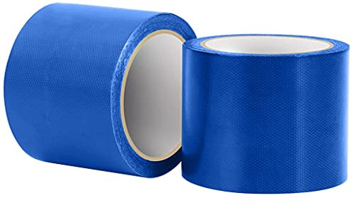 Qinglee Cinta de Reparación de Lona 15 cm x 10m, Camiones Cinta Adhesiva de Tela Impermeable, Cinta Selladora Resistente Adhesiva, para Fugas de Agua, Cubierta de Remolque, Tienda Campaña