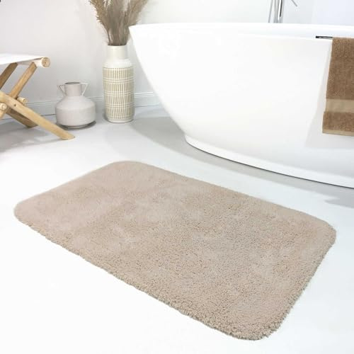 Wecon Home Ole Badteppich, 70 x 120 cm, Creme beige