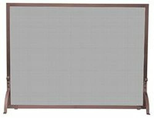 Kaminschutzgitter Kaminschutzgitter, Einteilig, Antik-Kupfer-Finish – 83,4 cm H X 111,8 cm W Kaminschutzgitter, Flach, Kaminschutzgitter, Dekorativ