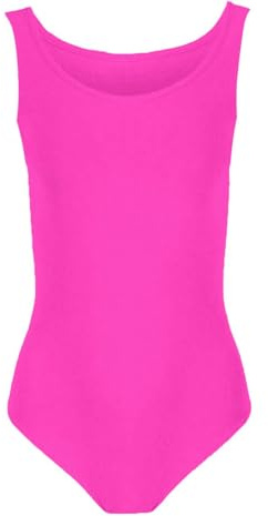 Hamishkane® Leotards for Girls Gymnastics Kids Plain Sleeveless Bodysuit