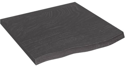 Schreibtischplatte Werkbankplatte DIY Stabile Bürotischplatte Tischplatte Werkbankplatte Echtholz-Furnier, Perfekt für höhenverstellbare Schreibtische, Dunkelgrau 60x60x(2-4) cm