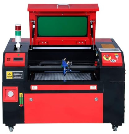 50W CO2 Laser Graviermaschine 300x500mm Lasergravur Maschine Laser Cutter Laser Engraver Graviergerät Laserschneider 800mm/s USB Ruida/LightBurn für Holz/Papier/Kunststoff/Leder/Harz/Keramik usw.
