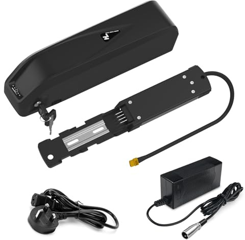 Yasco (1-3 Days Delivery) 48V 20Ah Ebike Lithium Battery, Large Capacity Rechargeable Electric Bicycle Battery with Charger, with 40A BMS Protection, 48v 20Ah Hailong03 (0-1500w Motor)