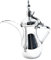 KESOTO Caffettiera Araba dal Design Elegante, Ideale per La Casa E, 12oz Argento