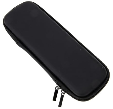 HONITANO Caja Protectora Resistente a Golpes Negro para Armónica de Eva Estuche Portátil Bolsa Interior de Malla y Fácil de Transportar