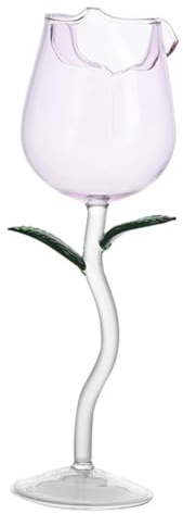 DOITOOL Wine Glass Wine Cup Decorative Glass Holder Creative Design Beautiful Decoration Gift for Relatives and Friends Home Bar Use