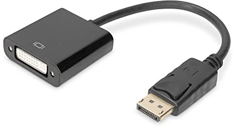 Digitus AK340401001S Cavo Adattatore Displayport, Connettori DP Maschio, DVI-I(24+5) Femmina, 15 cm