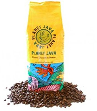 Planet Java Mocha Italiano Coffee Beans 1kg Bag, Medium Roast, Hand Roasted In the UK
