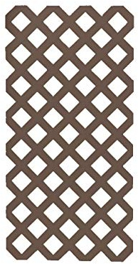 Videx-Rankgitter Spalier Coventry-Classic, Kunststoff braun, 60 x 120cm