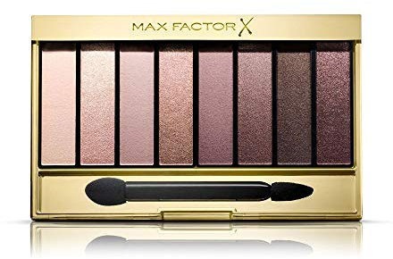 Max Factor Masterpiece Nude Palette Rose Nudes 03 – Lidschatten-Palette mit 8 rosafarbenen und neutralen Tönen mit seidig-mattem und schimmerndem Finish