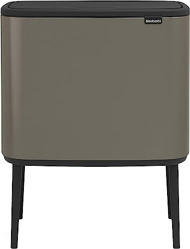 Brabantia 316142 Bo Touch Bin Poubelle Acier Inoxydable Platinum 31,5 x 54 x 68 cm