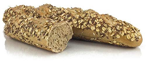 Vestakorn Handwerksbrot, Mehrkornstange 250g - frisches Brot – rustikale Kruste, selbst aufbacken in 10 Minuten