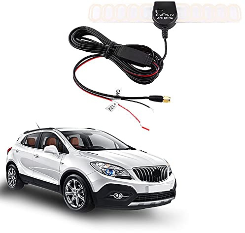 Antena Digital para Coche, Amplificador aéreo de TV Digital para Coche Universal, Antena FM DVB-T con Conector de Enchufe SMA (M)