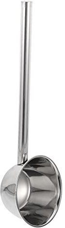 1 Pc Paletta Dell'acqua Estesa Mestolo Per Servire L'acqua Sciacquatrice a Cascata Lavaggio Idropulitrici Per Bagno Mestolo Di Stufato Bambino Imbuto Acciaio Inossidabile Semplice