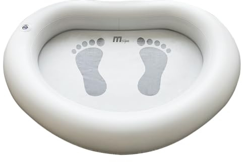 TEMPO STYLE - Pediluvio Gonfiabile per Vasche Idromassaggio e Piscine | Accessorio in PVC, Impermeabile, Portatile e Resistente