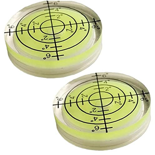 PiniceCore 2 Pcs Niveau Universel Vert 32 x 7mm Acrylic Traditionnel