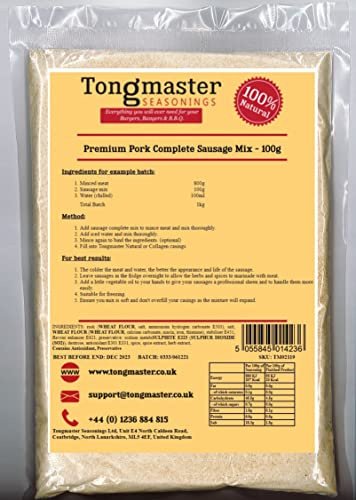 Premium Pork Sausage Complete Mix - 100g