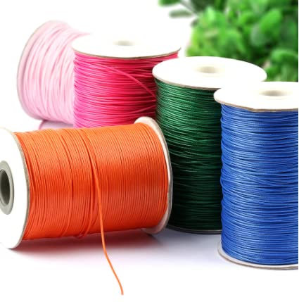 1,0 Mm, 160 Meter, Rund, Gewachste Kordel, Faden, Polyester-Seil Für Die Schmuckherstellung, Diy, Geflochtenes Armbandzubehör