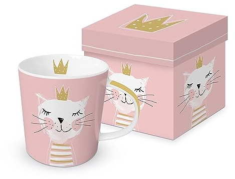 PPD Kaffeetasse Happy Birthday Princess 350ml Teetasse Cappuccinotasse Kaffee-Tasse Porzellantasse Henkeltasse Porzellan-Tasse Tee-Tasse Bone China Porzellan