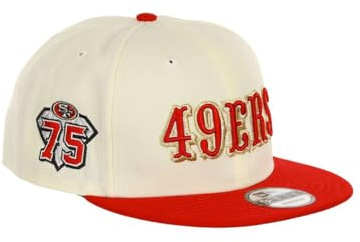 New Era NFL 9Fifty Caps verstellbar Snapback Baseball Kappe gerader Schirm Teamcolour 49ers Bills Steelers