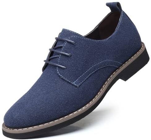 Zapatos de Vestir Ligeros para Hombre de Moda, Mocasines y Zapatos sin Cordones para Hombre de Ajuste Relajado, Zapatos de Vestir Casuales para Hombres, Zapatos de Vestir de Cuero con Cordones